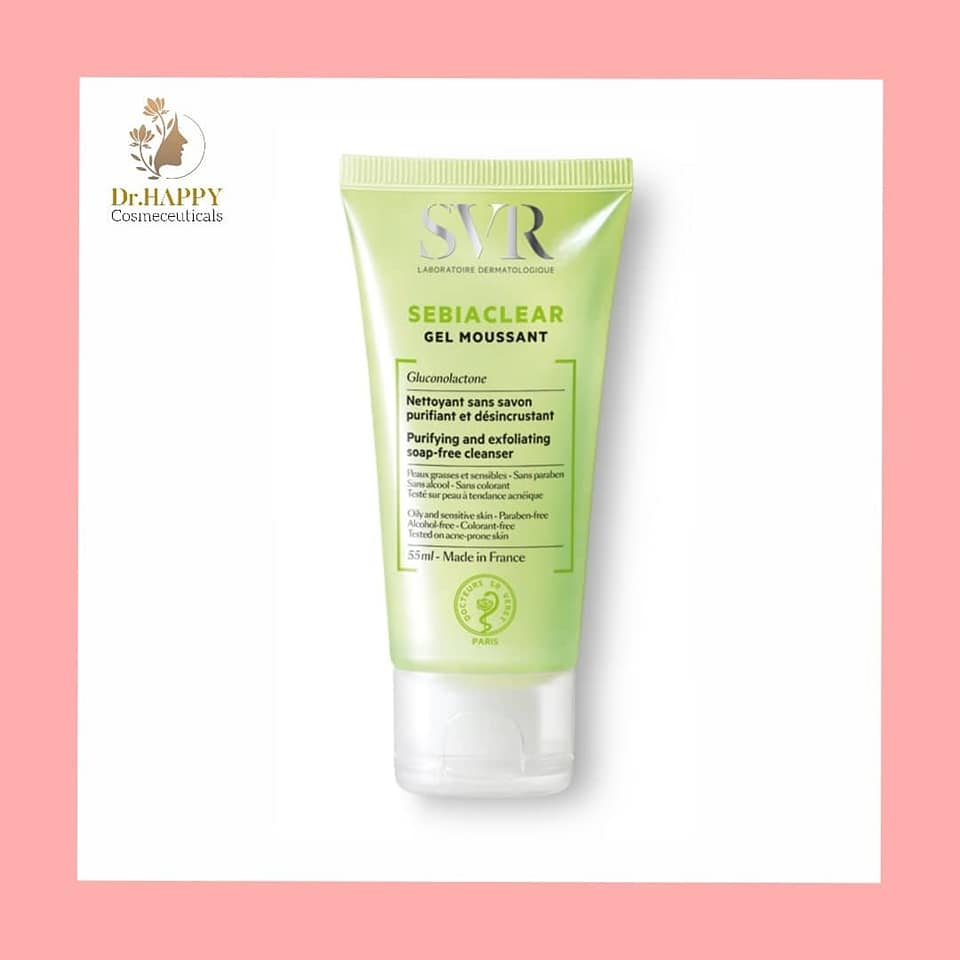Sữa Rửa Mặt Srv Sebiaclear Gel Moussant Dành Cho Da Dầu Da Hỗn Hợp O[Hàng Công Ty] [Auth] [Cam Kết Hoàn Tiền Nếu Phát Hiện Hàng Giả]
