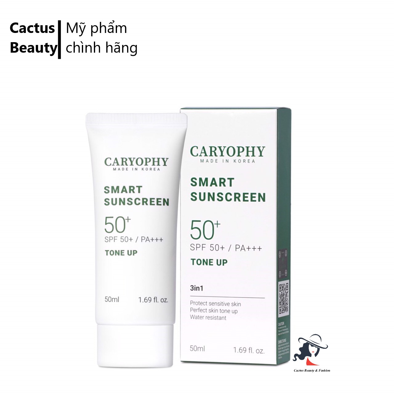 [Hcm]Kem Chống Nắng Caryophy Smart Suncream 50Ml