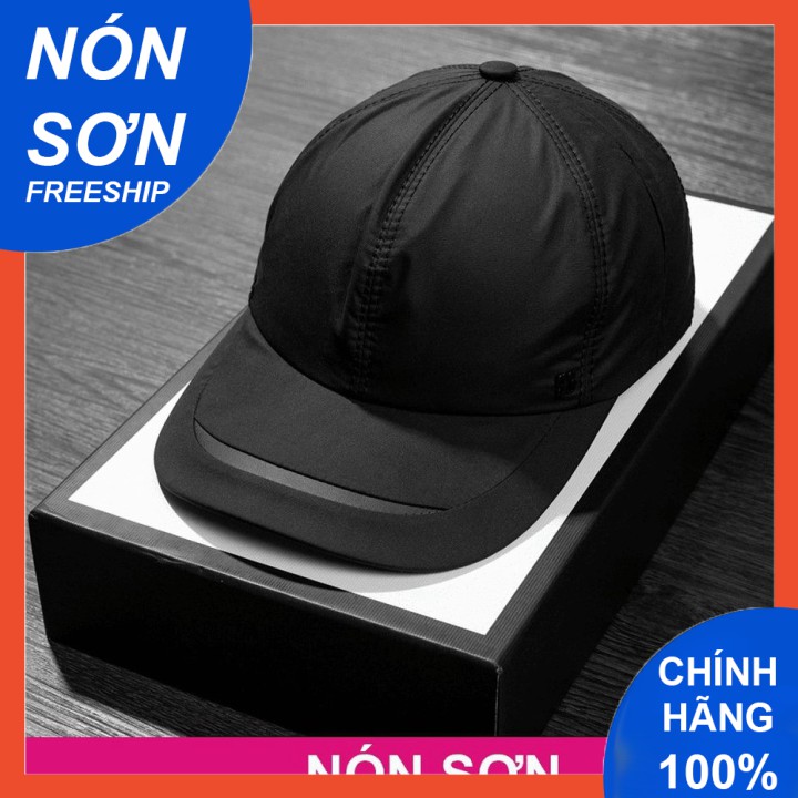 Mũ Lưỡi Trai Nón Sơn Nam Nữ Đen Khe Gió 96 Vải Dù Chính Hãng Hàng Chuẩn Tem 7 Màu Thời Trang Cao Cấp