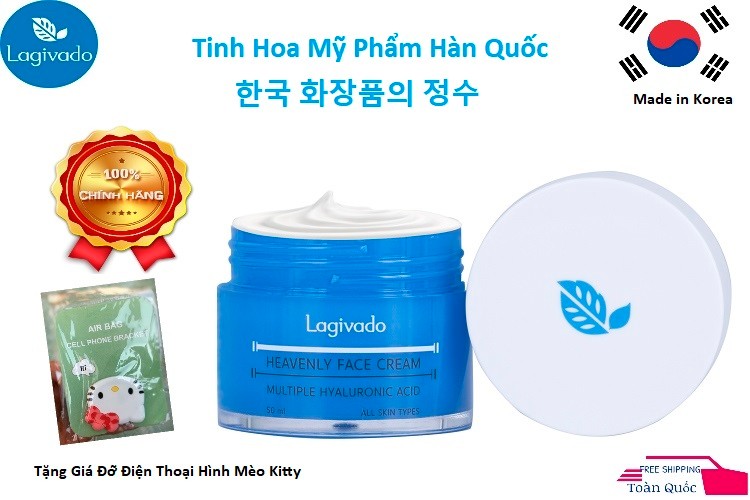 [Nhập Khẩu]Kem Dưỡng Da Mặt 3In1 - Hàn Quốc - Lagivado 50Ml
