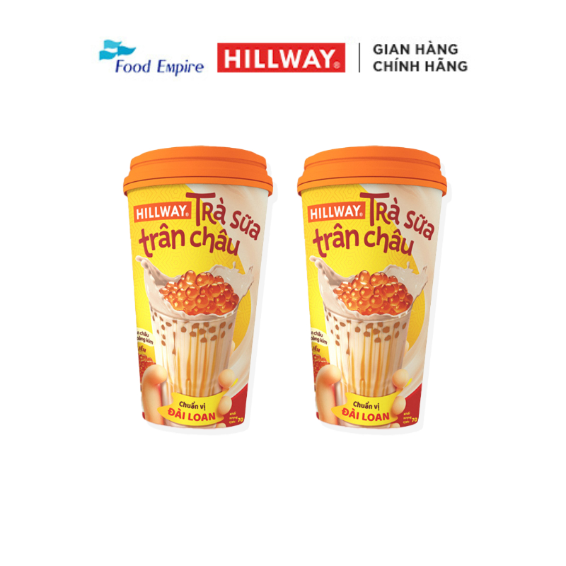 [QUÀ TẶNG KHÔNG BÁN] Combo 2 Trà Sữa Trân Châu Hoàng Kim Hillway dạng Ly  - Chuẩn vị Đài Loan size L