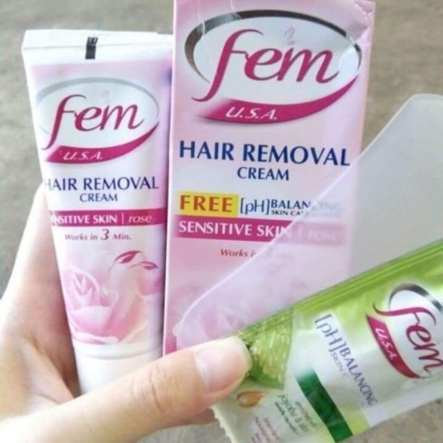 Kem Tẩy Lông Fem (Hair Removal Cream 40G) Hồng Thái Lan