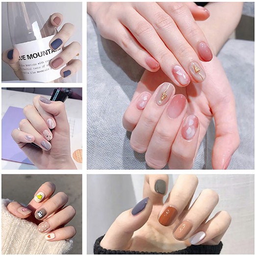 Bộ Dán Móng Tay Nail Sticker Gồm 14 Móng Không Thấm Nước Độ Đàn Hồi Tốt Da141 - Da160