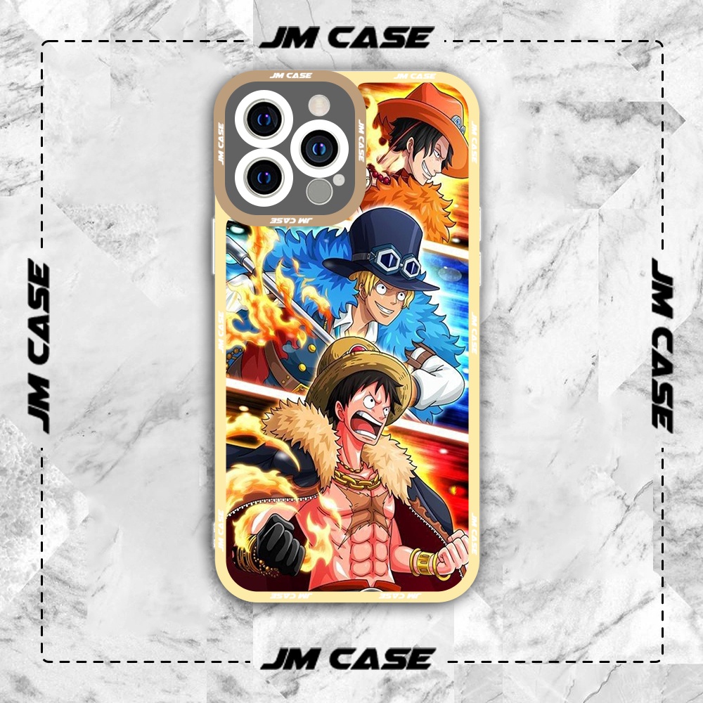 Ốp lưng iphone cạnh vuông JMCase Anime Manga One Piece Nhật Bản /8plus/x/xs/11/12/pro/max/plus/promax