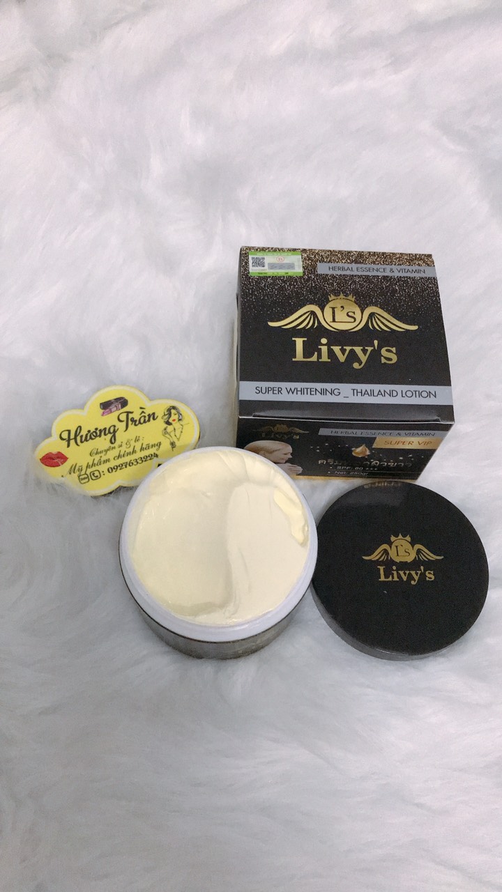[Chính Hãng] Kem Dưỡng Trắng Da Body LIVY’S hộp đen Thái lan.