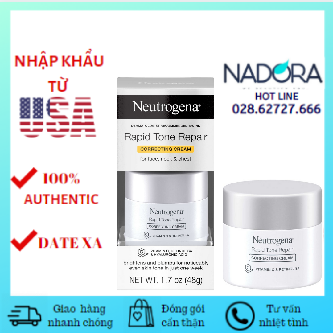 [Hcm]Kem Dưỡng Chống Lão Hóa Da Neutrogena Rapid Tone Repair Correcting Cream (48G)