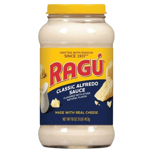Sốt Mì Ý Phô Mai Ragu Classic Alfredo Sauce Cheese 453g (hủ thủy tinh) HSD: 12.2026