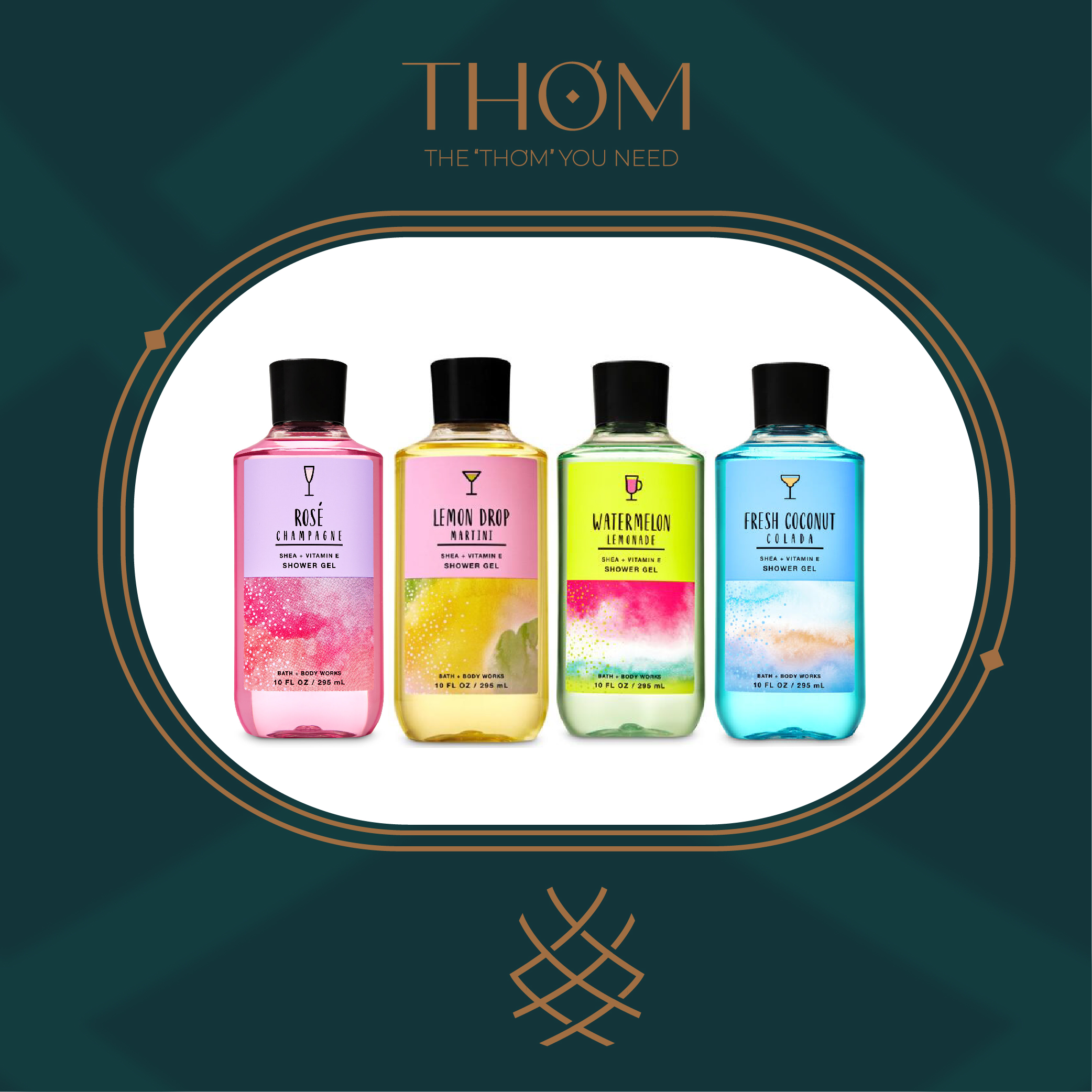 [Hcm]Rosé Champagne | Fresh Coconut Colada | Lemon Drop Martini | Watermelon Lemonade| Gel Tắm Bath & Body Works