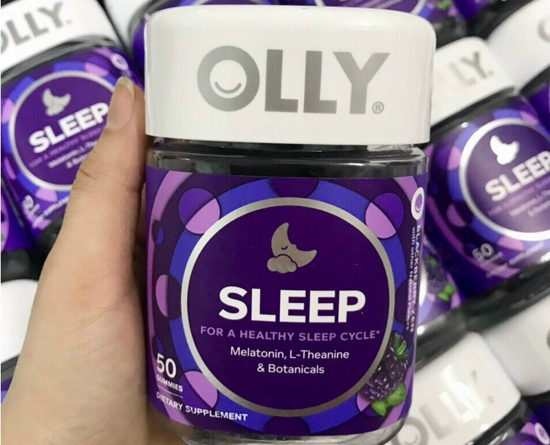 [chính hãng] Kẹo dẻo hỗ trợ giấc ngủ Olly Sleep 50 Gummies – Blackberry Zen