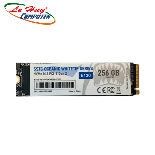Ổ Cứng SSD SSTC Oceanic Whitetip E130 512GB /256GB M.2 2280 PCIe NVMe (Gen 3x4) - Hàng Chính Hãng
