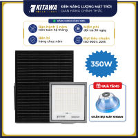 Đèn Pha Chống Chói Năng Lượng Mặt Trời 350W Vỏ Nhôm Đúc Nguyên Khối Chắc Chắn Sáng Liên Tục 12h
