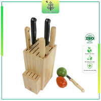 Giá cắm dao kéo size lớn | Gỗ Đức Thành 20391 | Thiết kế thông minh tiện dụng dễ vệ sinh