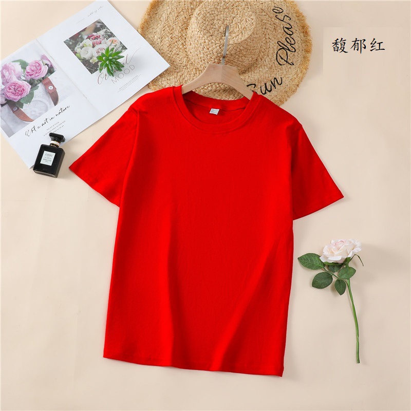áo thun trơn đơn giản nam nữ - sỉ áo thun trơn giá rẻ- có size trẻ em 5-90kg
