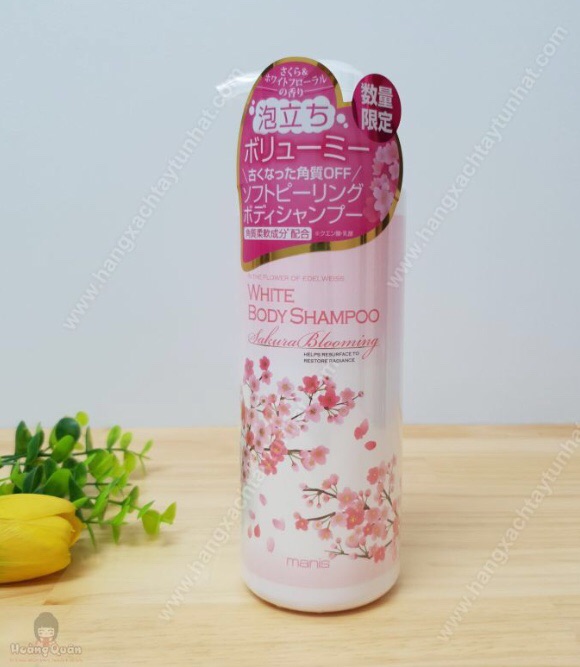 Sữa Tắm Manis Trắng Da Sakura 450Ml - Nhật Bản