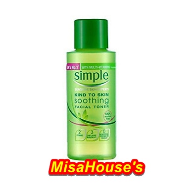 Nước Hoa Hồng Simple Kind To Skin Soothing Facial Toner 50Ml (Mẫu Mới)