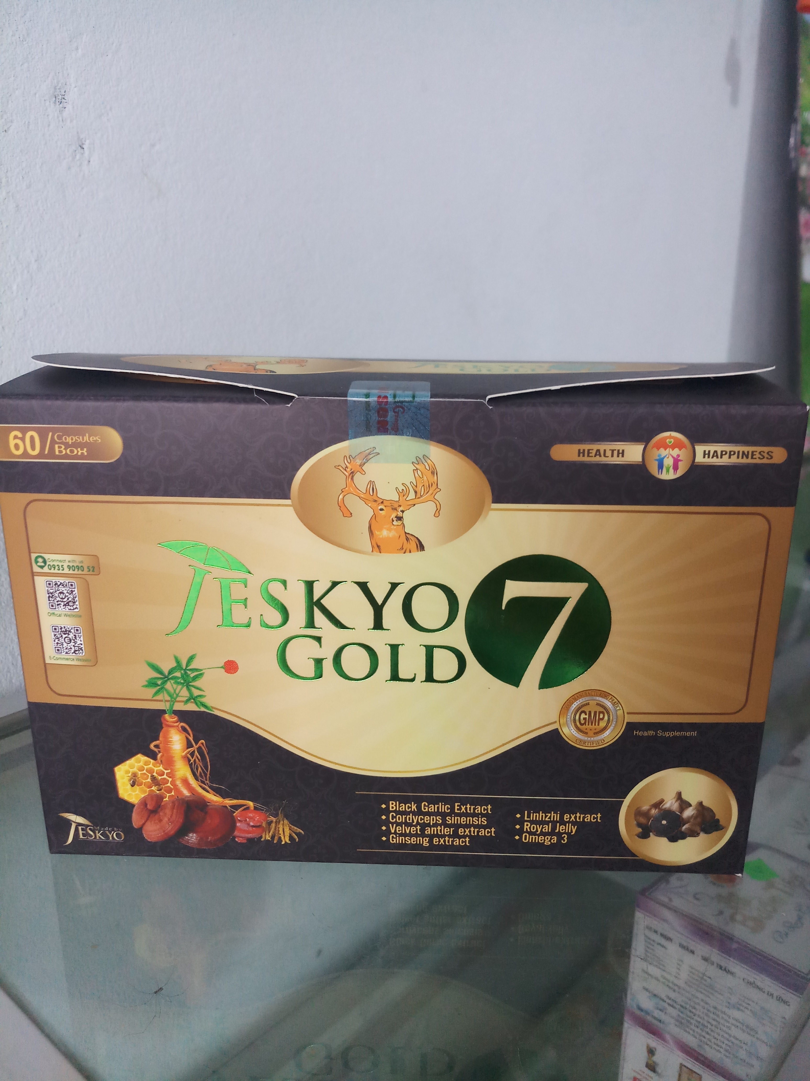 Viên Uống Thảo Dược Bổ Khỏe Jeskyo Gold 7 H/60V