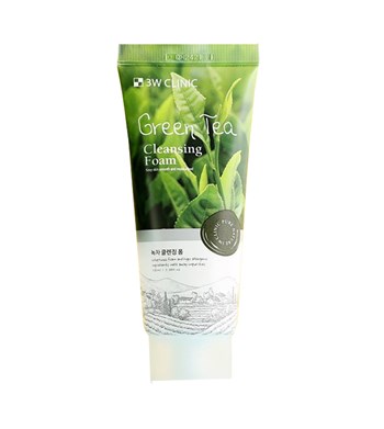 Sữa Rửa Mặt 3W Clinic Cleansing Foam Greentea - Công Thức Làm Sạch Sâu Và Giữ Ẩm Đột Phá Cho Mọi Loại Da