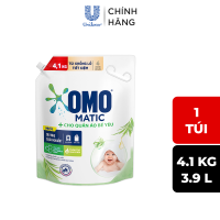 Túi nước giặt OMO Matic 4.1/3.8kg dành cho máy giặt cửa trên/cửa trước xoáy bay vết bẩn hương thơm bền lâu (bao bì tùy lô nhập hàng)