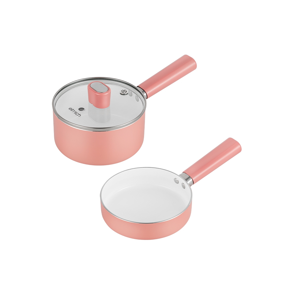 (Duy nhất 20h 04.05-07.05) Bộ nồi chảo chống dính Elmich Baby  EL116x