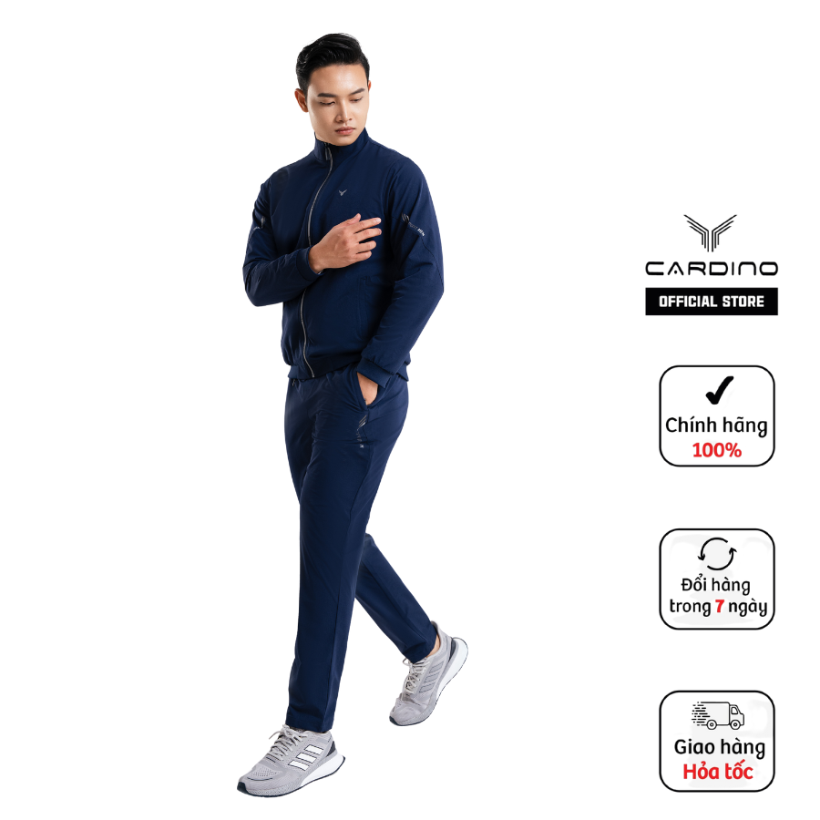Bộ Quần Áo Gió Nam Thu Đông CARDINO Vải Thể Thao Cao Cấp chính hãng BG017