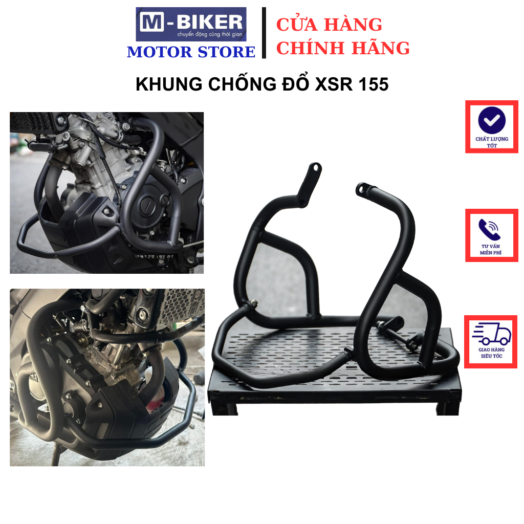 Phụ kiện XSR Khung chống đổ XSR 155 Chống đổ bảo vệ máy dành cho Yamaha XSR155