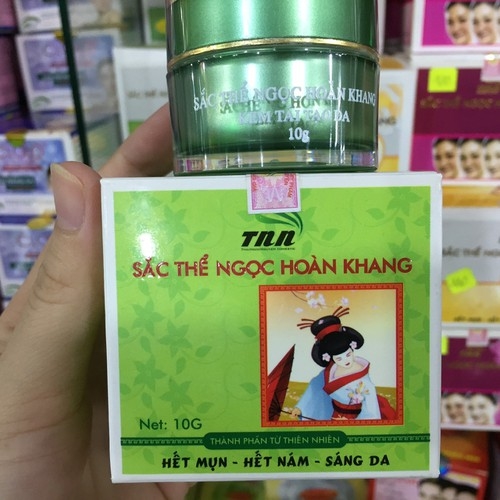 Kem Sắc Thể Ngọc Hoàn Khang Dưỡng Trắng Tái Tạo Da 10G