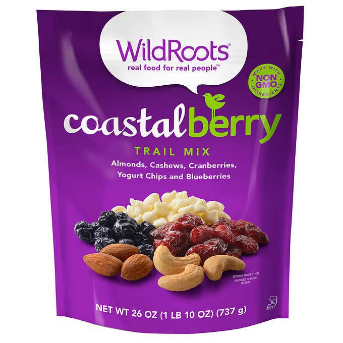 [Hoàn Tiền 15%][HCM]Hạt ăn vặt hỗn hợp Trail Mix Coastal Berry WildRoots 737g