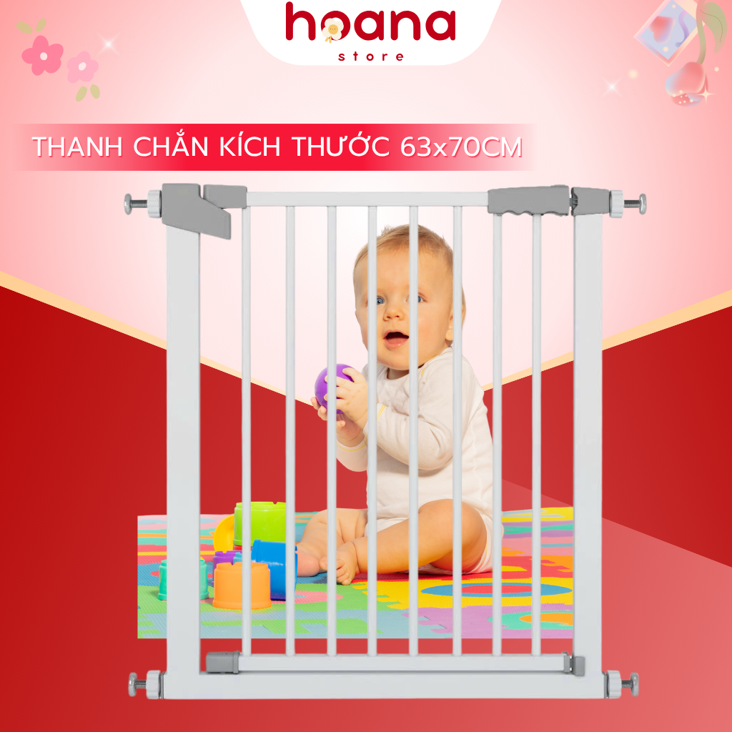 Thanh chắn cửa Chắn cầu thang An Phát không khoan tường an toàn cho bé - HOANA