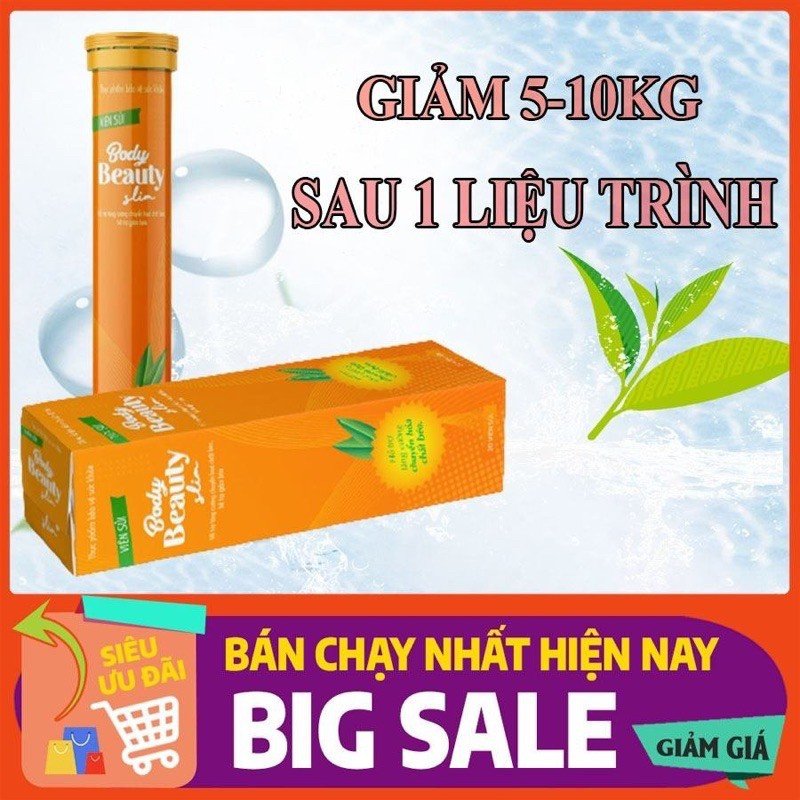 Viên Sủi Giảm Cân Body Beauty Slimhộp 20 Viênhỗ Trợ Giảm Cân Hiệu Qủaan Toàn Tự Nhiên