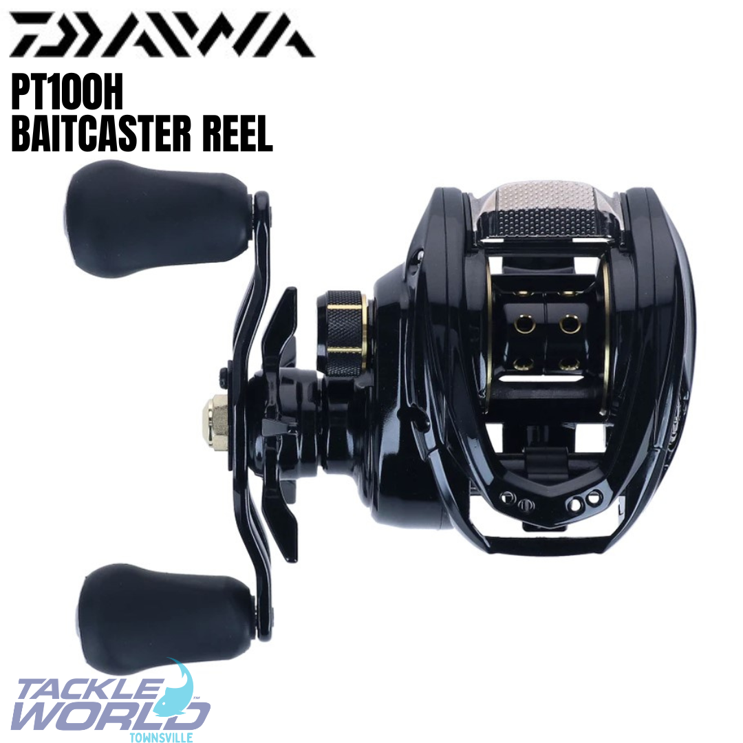Máy ngang câu lure tay trái Daiwa PT100H và PT100 HL hàng đẹp tầm trung AnhKhoaFishing