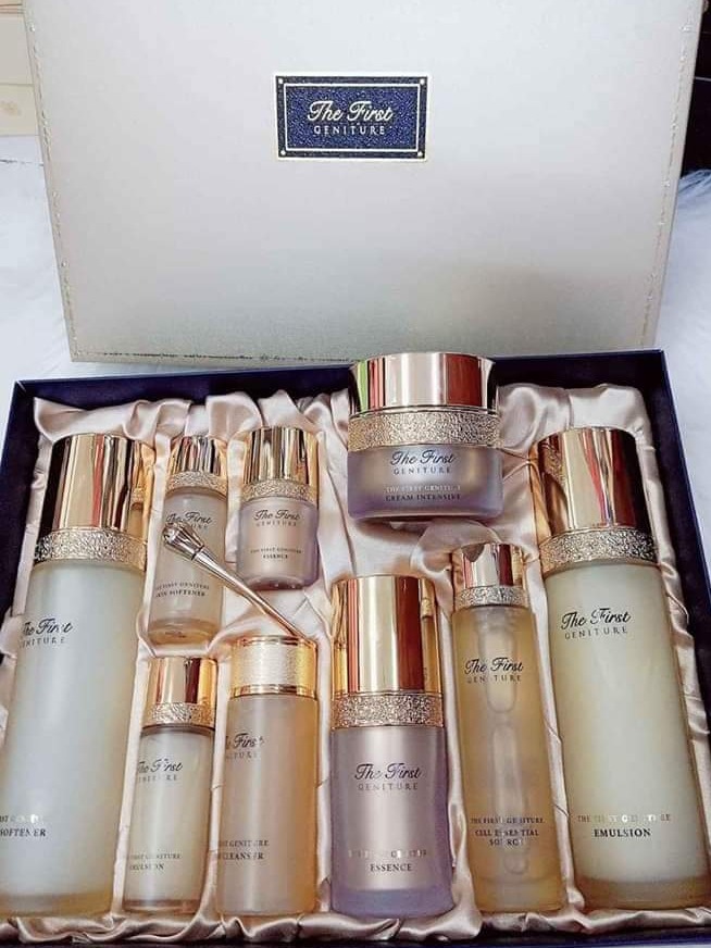 Bộ Dưỡng Tái Sinh Da Ohui The First Geniture Special Set 9sp - Da Căng Mịn Làm Giảm Tình Trạng Da Chảy Xệ Chống Nhăn