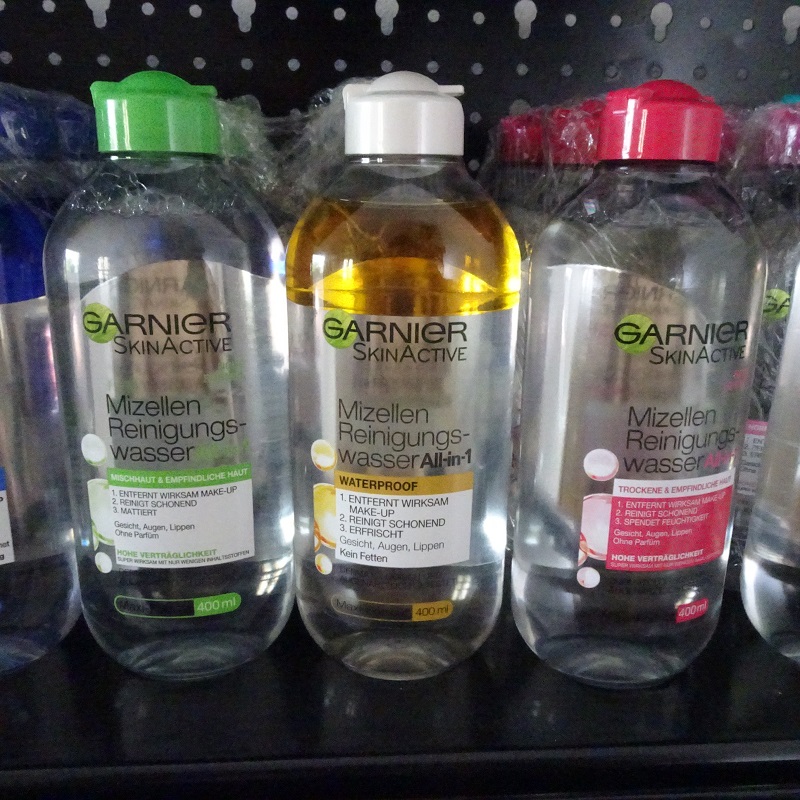 Nước tẩy trang Garnier Micellar cleansing water 400ml nước tẩy trang cho da thường nước tẩy trang cho da khô nước tẩy trang cho da hổn hợp nước tẩy trang cho da nhạy cảm nước tẩy trang cho da mun dầu  hàng Đức chính hãng