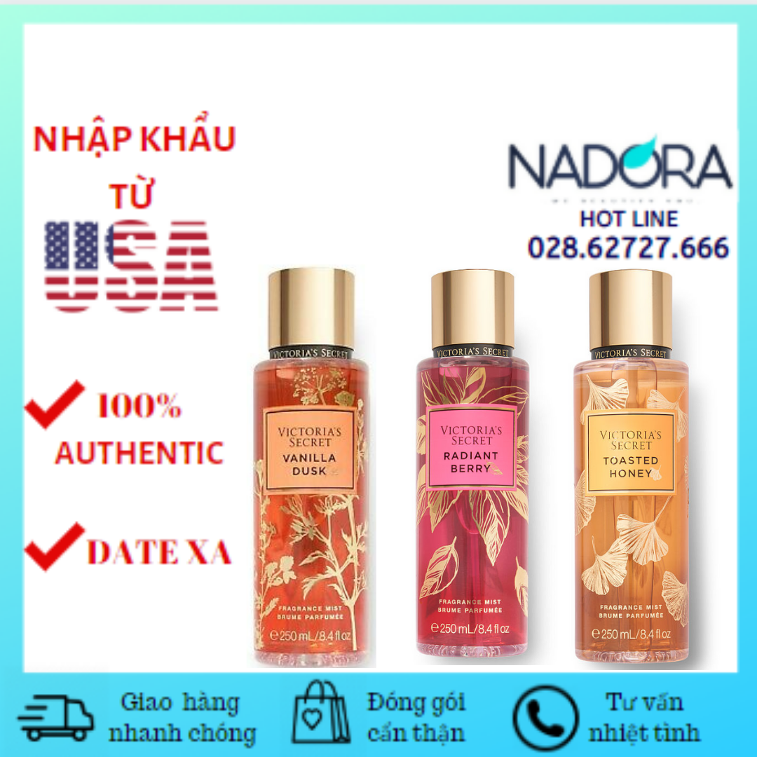 [HCM][Đủ Mùi] [Mẫu Mới] Xịt Thơm Toàn Thân Victorias Secret (250ml)