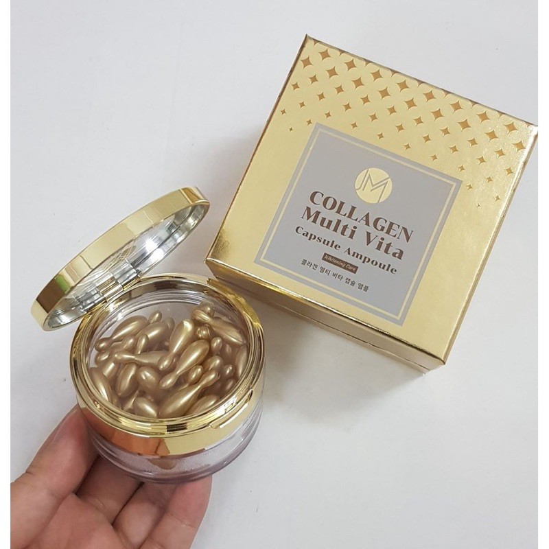 Viên Dưỡng Collagen Multi Vita Tươi Hàn Quốc - Cho Da Căng Sáng Bóng