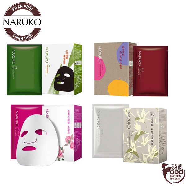 [Hộp] Mặt Nạ Dưỡng Da Chiếc Xuất Từ Thiên Nhiên Naruko Mask