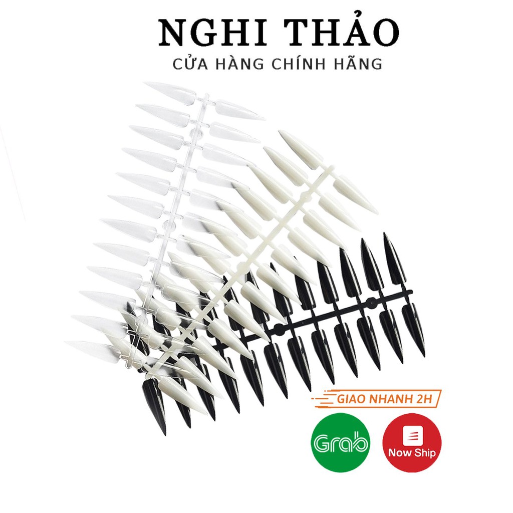 Móng Bẻ Nhọn Luyện Vẽ Trưng Bày Mẫu Set 240 Móng