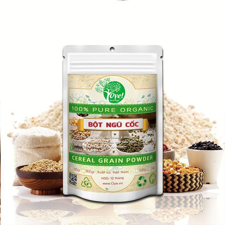 [Hcm]Bột Ngũ Cốc 1Kg Nguyên Chất Oye Uống Giảm Cân