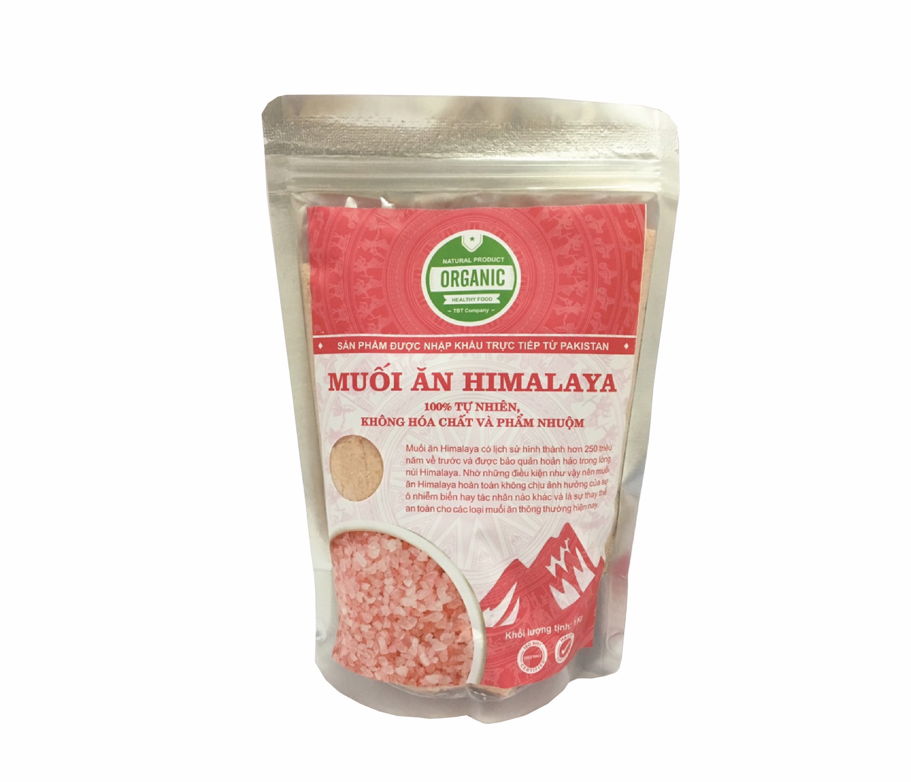 Muối Hồng Himalaya Pink Salt Hạt Mịn - Túi 500gr
