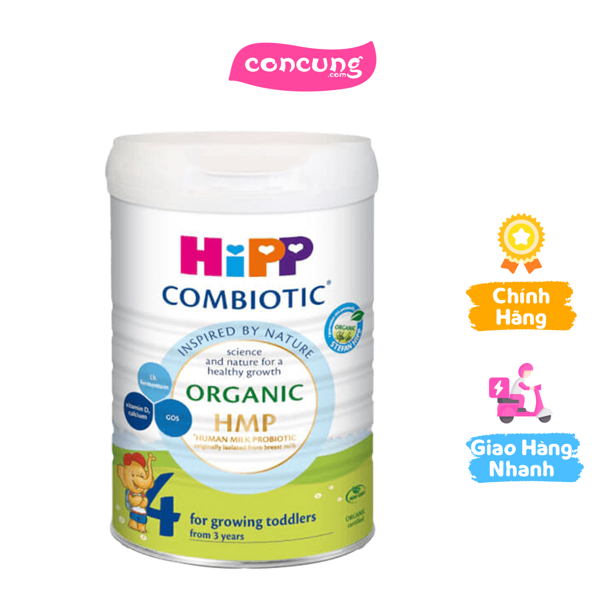HiPP 4 Organic Combiotic 800g trên 3 tuổi