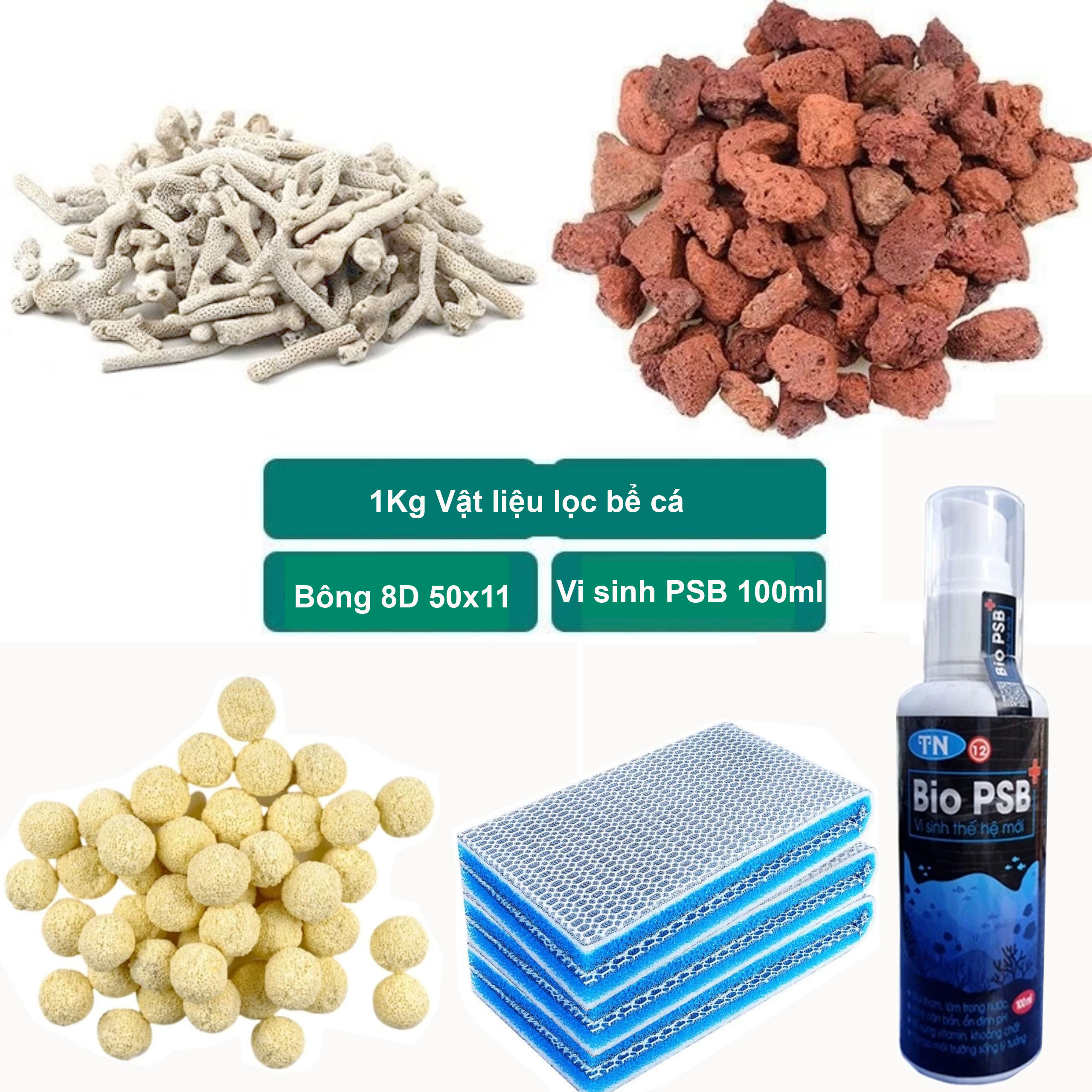 Lọc treo BAOYU BY-650 BY-850 công suất mạnh kèm lọc váng xoay bể cá 30 -80cm