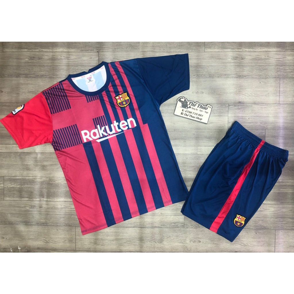 Áo bóng đá - Bộ thể thao Barca mùa 2021 - 2022 (size từ 40-80kg)