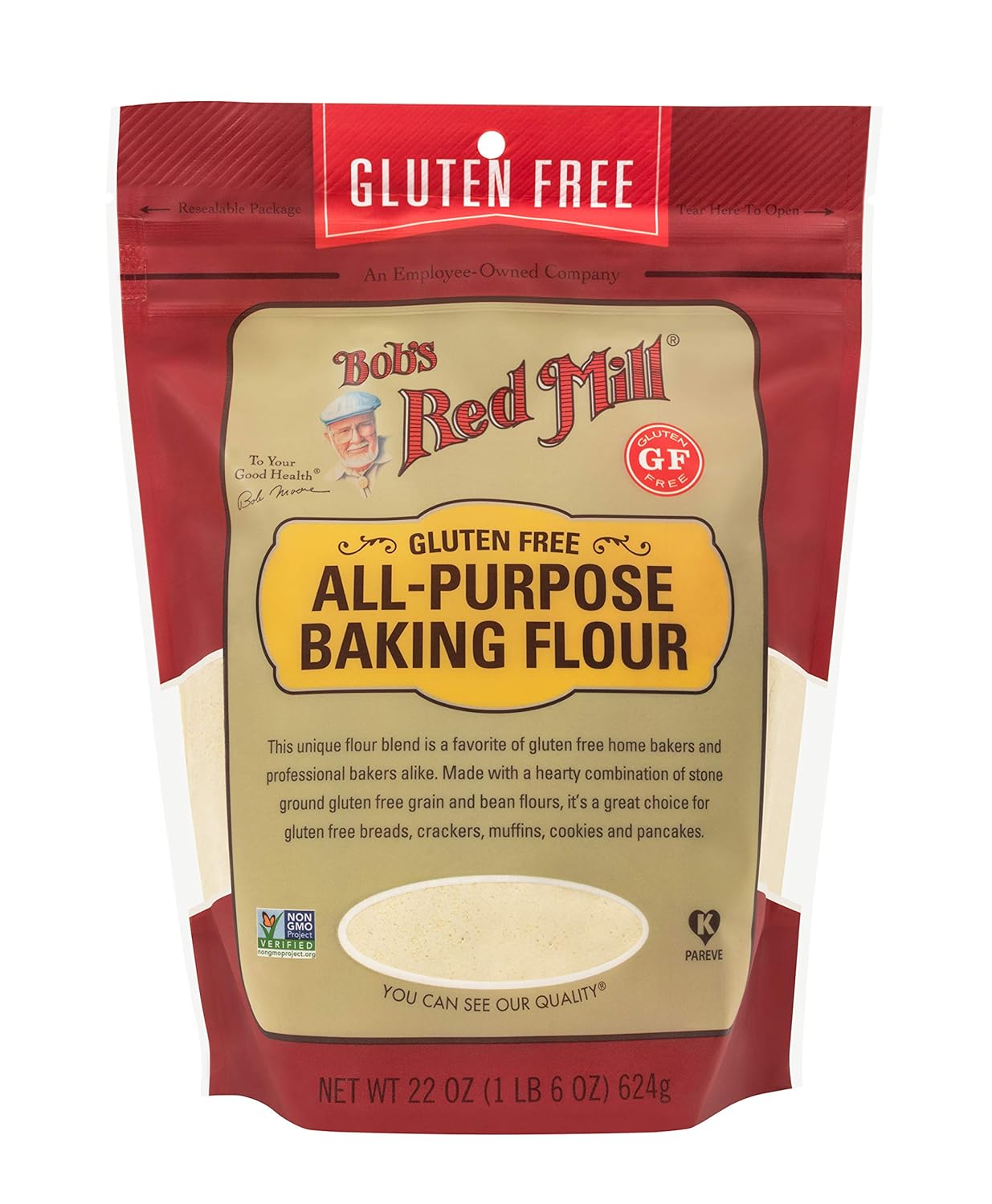 Bột đa dụng làm bánh không Gluten Bobs Red Mill All purpose baking flour gluten free