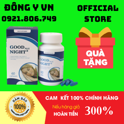 [Hcm]Viên Uống Trị Mất Ngủ Good Night Plus[Tặng Kèm Thải Độc Gan] - Điều Trị Mất Ngủ Lâu Năm Kéo Dài - Đông Y Vn - Yy1