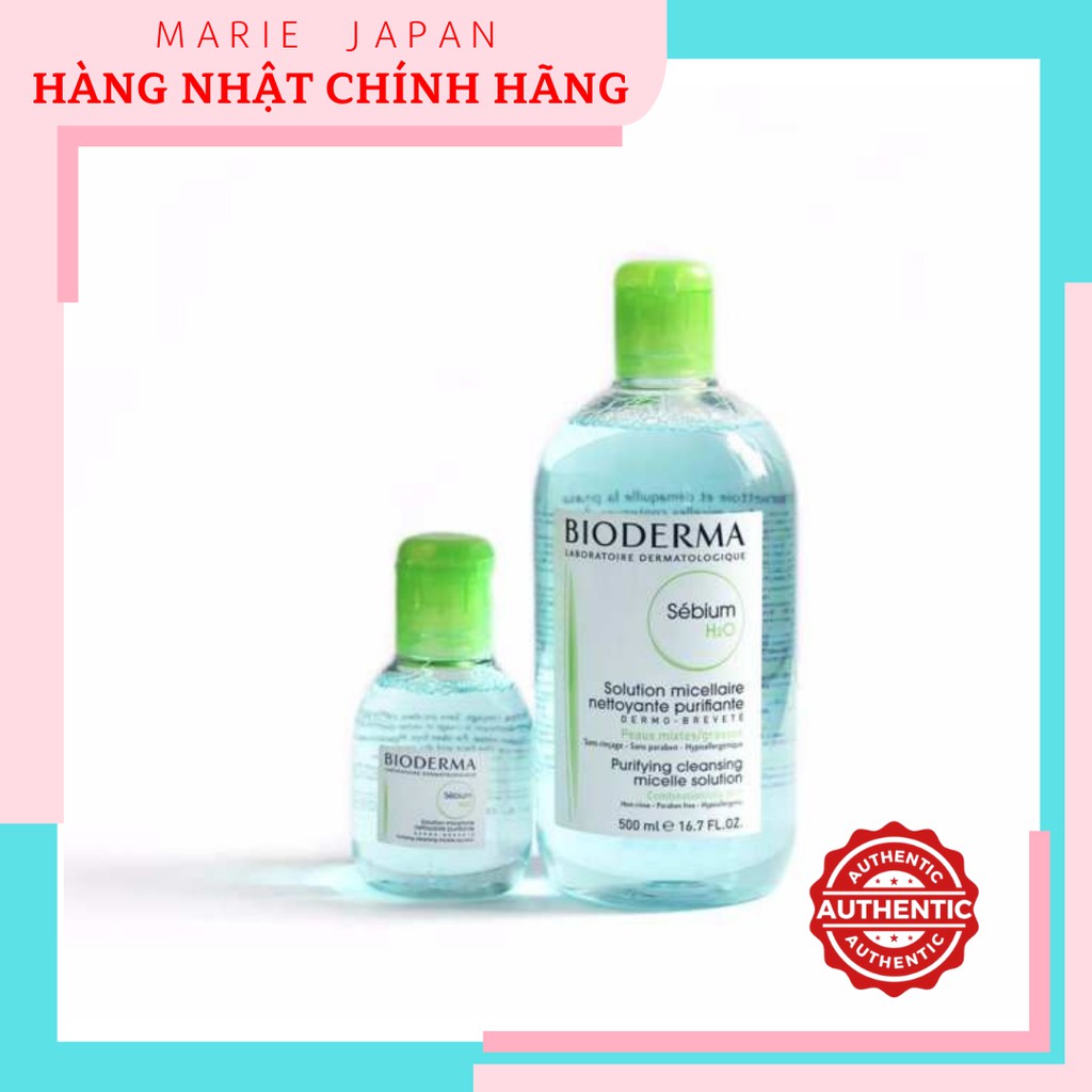 [Hcm]Nước Tẩy Trang Bioderma Pháp Dành Cho Da Dầu