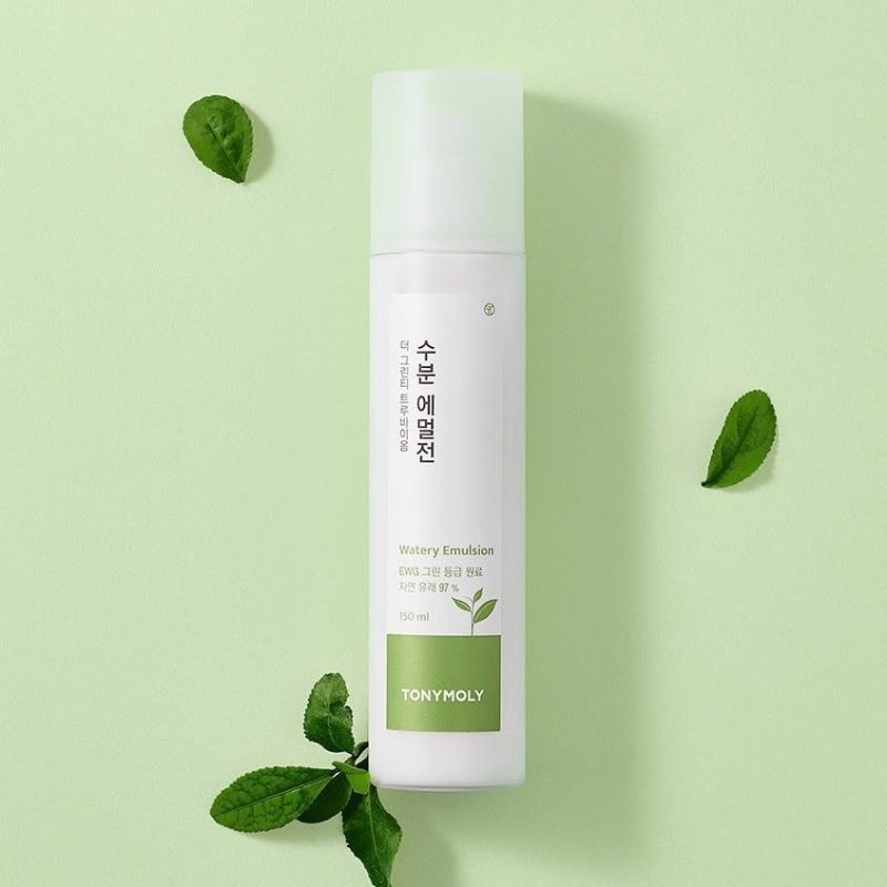 [Hàng Mới Về] Sữa Dưỡng Da Trà Xanh Dưỡng Ẩm Chống Ôxy Hoá Da Tonymoly The Green Tea Truebiome Watery