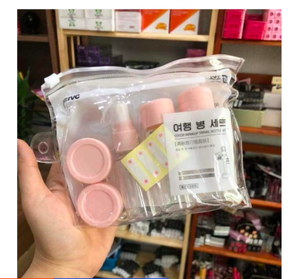 Bộ Chiết Mỹ Phẩm Du Lịch 7 Món Mẫu Mới (Không Phải Loại 3 Món Hay 5 Món Rẻ Hơn Đâu Ak