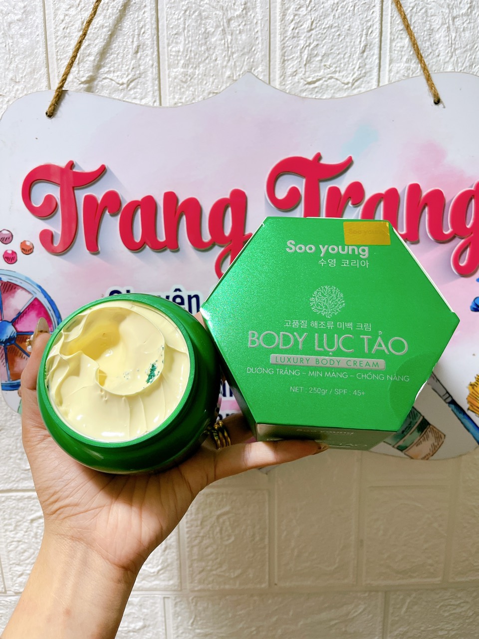 KEM BODY LỤC TẢO SOO YOUNG CHÍNH HÃNG