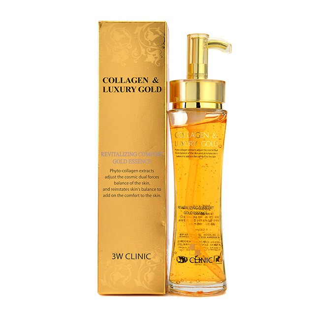 SERUM DƯỠNG TRẮNG DA  Chống Lão hóa Cấp ẩm ColagenLuxury Gold 3W CLINIC ( ( MẪU MỚI 2020 ) Frorence86 Store
