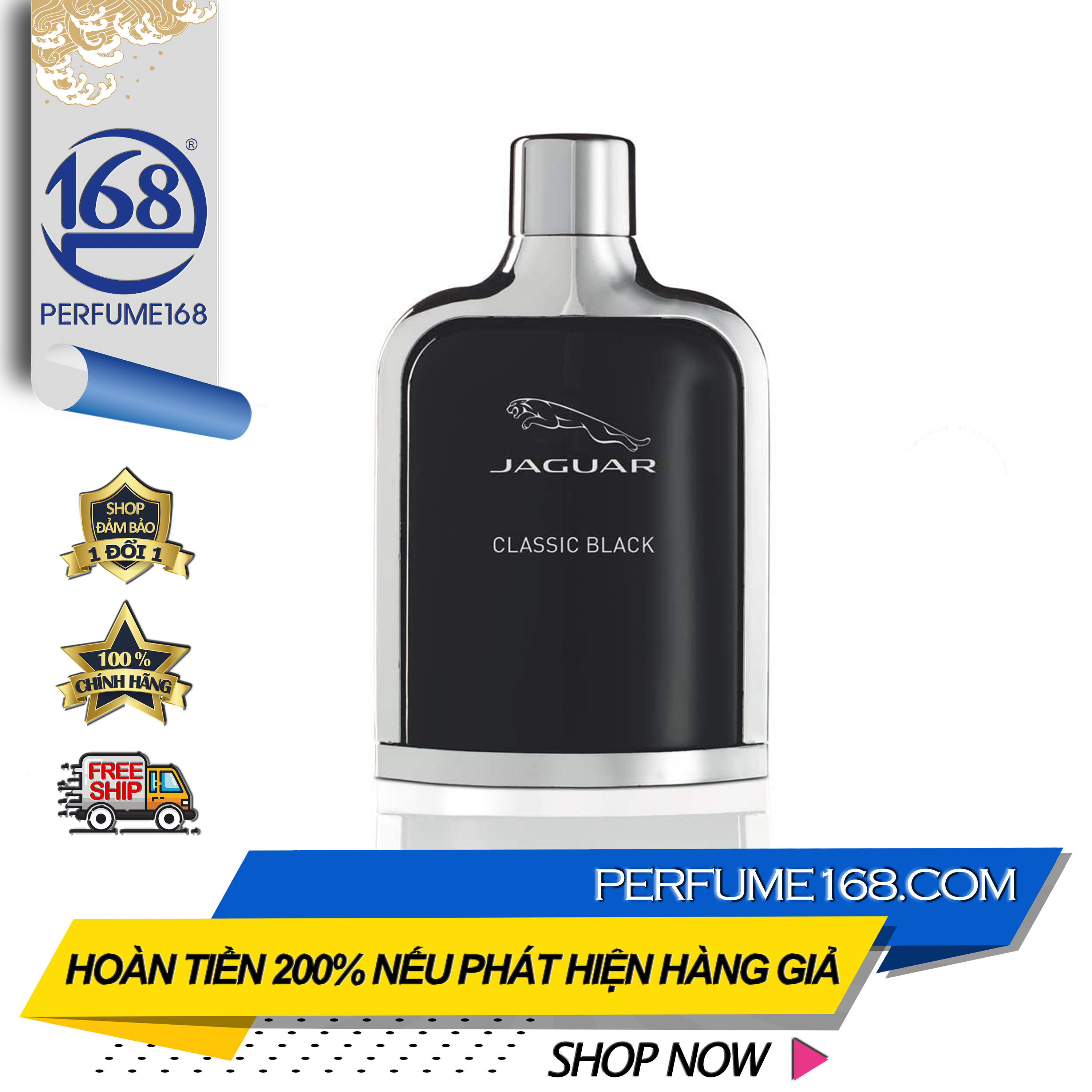 [Hcm]Nước Hoa Nam Nước Hoa Jaguar Classic Black Edt Đây Là Dòng Nước Hoa Pháp