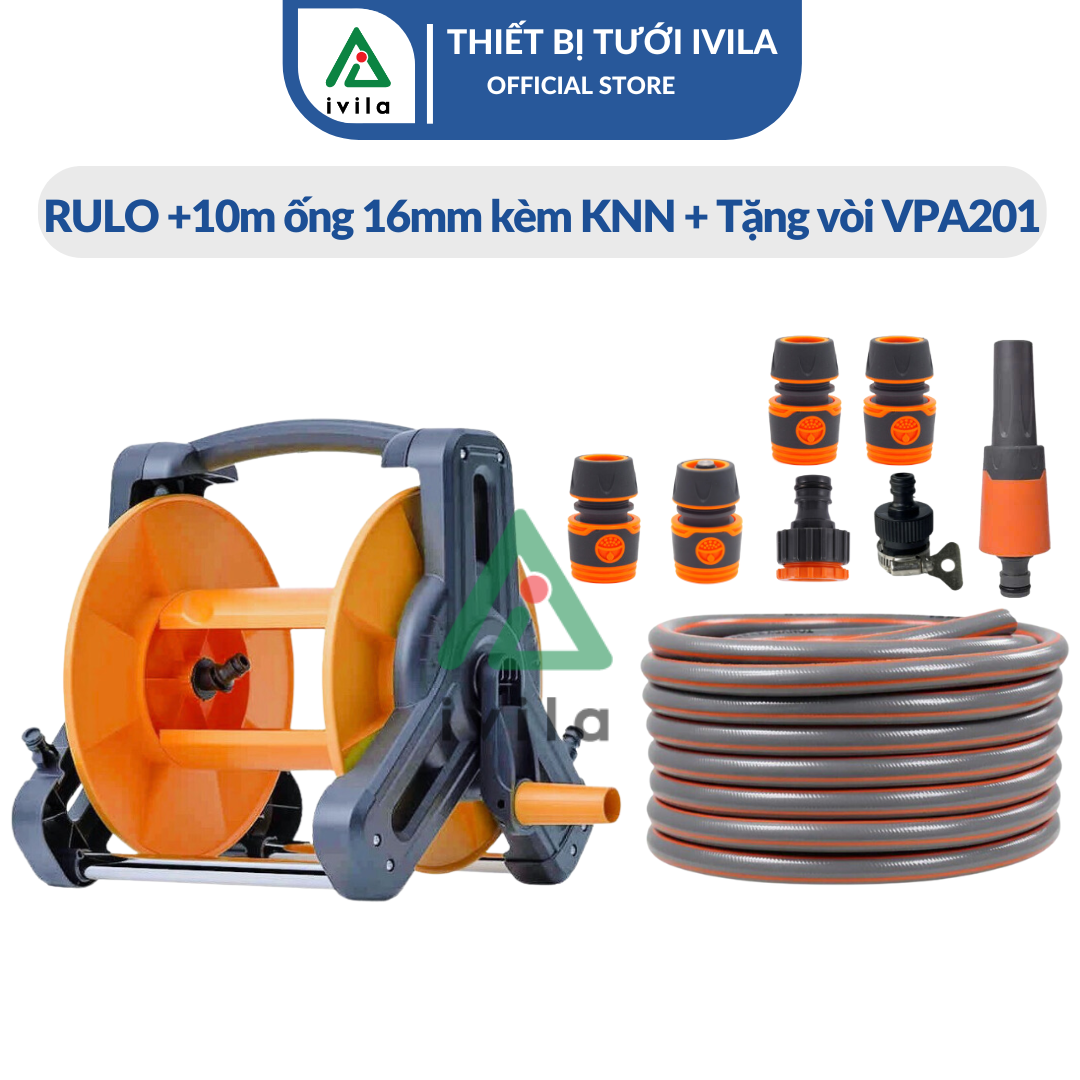 Bộ Rulo cuộn ống nước MAY GARDEN RCA2001 Bộ rulo cuốn ống dây nước Bộ khung lô cuộn ống nước tưới câ